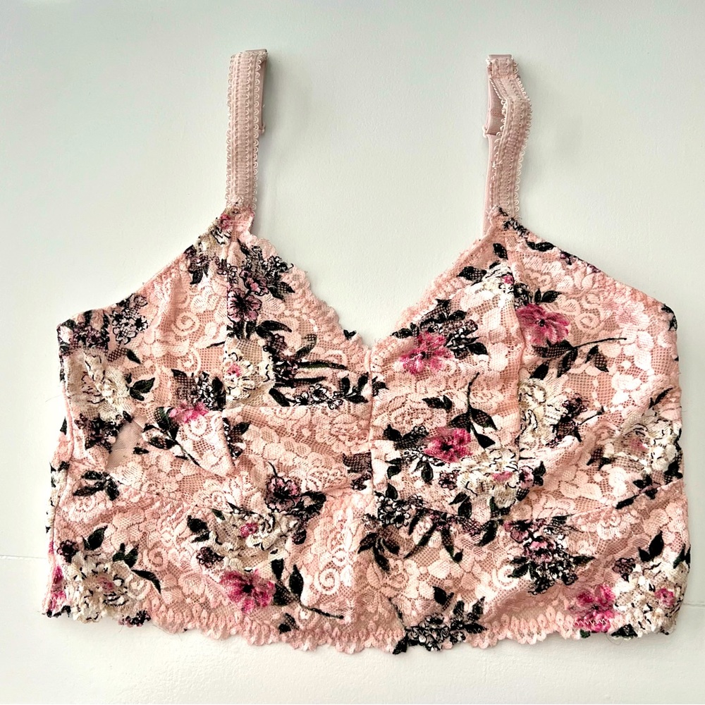 Torrid Lace and floral Bralette Size 0